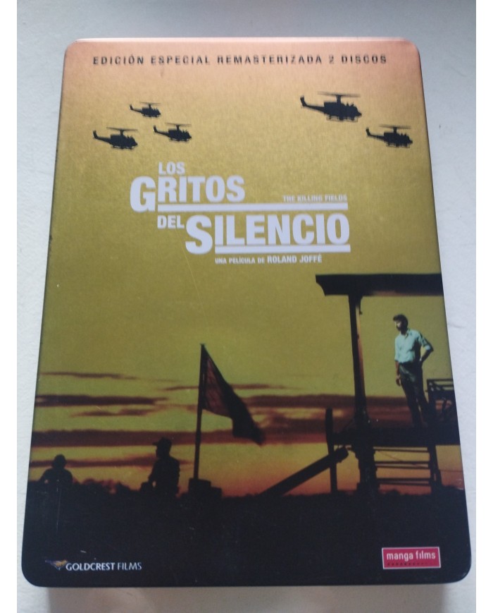 Los Gritos del Silencio Roland Joffe 2 x DVD Steelbook Español Ingles Reg 2