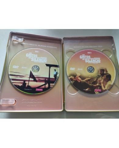 Los Gritos del Silencio Roland Joffe 2 x DVD Steelbook Español Ingles Reg 2 Los Gritos del Silencio Roland Joffe 2 x DVD Steelbook Español Ingles Reg 2