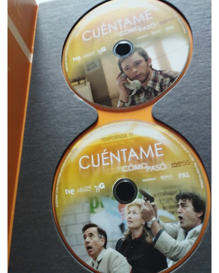 Cuentame Como Paso Temporadas 11 y 12 Completas - DVD Libro Grande Español Am