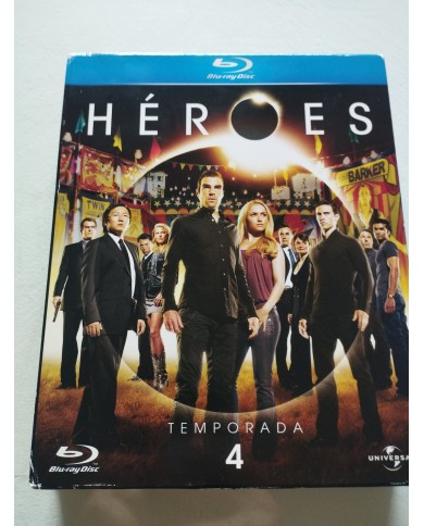 HEROES Temporada 4 - 4 x Blu-Ray Edicion Especial Español Ingles Frances HEROES Temporada 4 - 4 x Blu-Ray Edicion Especial Español Ingles Frances