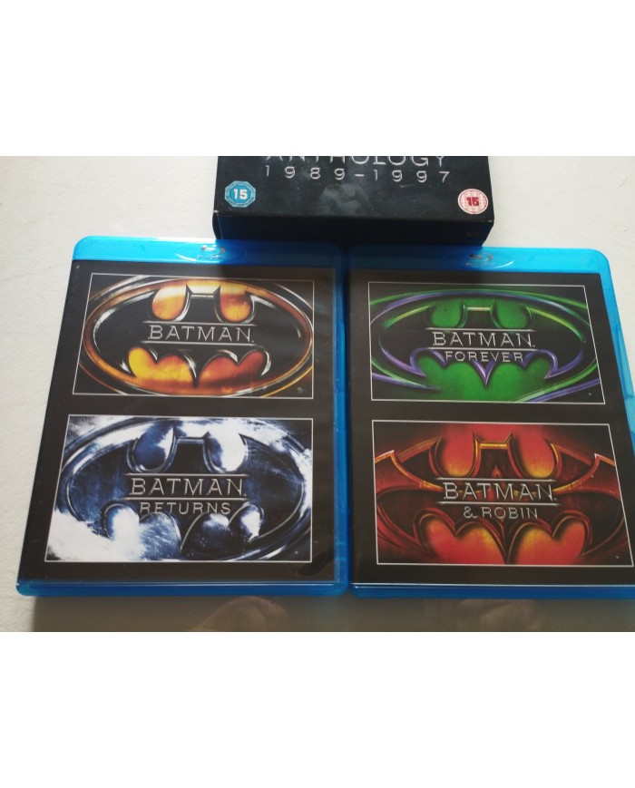 Batman The Motion Picture Anthology 1989-1997 Blu-Ray Ingles Subtitul Español 3T