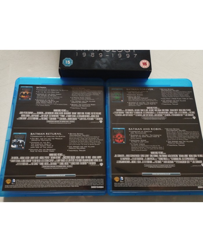 Batman The Motion Picture Anthology 1989-1997 Blu-Ray Ingles Subtitul Español 3T