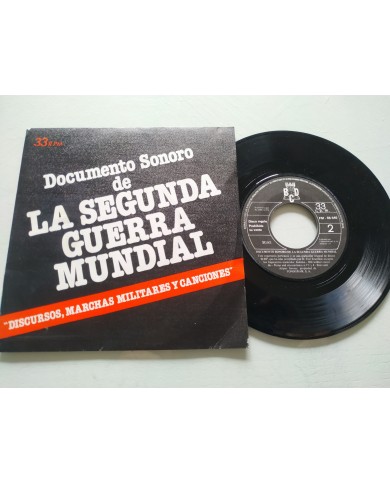 La Segunda Guerra Mundial Documento Sonoro 1979 Fonogram - Single LP Vinilo 7" La Segunda Guerra Mundial Documento Sonoro 1979 Fonogram - Single LP Vinilo 7"
