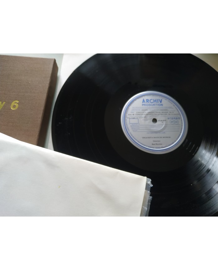 Haendel Conciertos Grossos Op 3 6 Richter Box 6 x LP + Libreto 12" Vinilo VG/VG