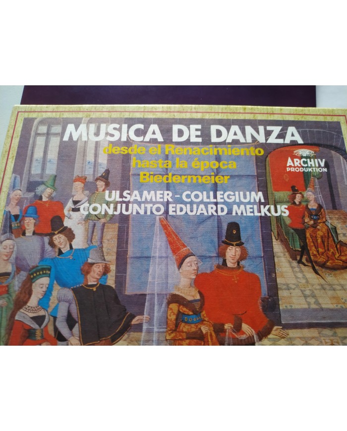 Musica Danza Renacimiento Biedermeier - Box 6 x LP + Libreto 12" Vinilo VG/VG