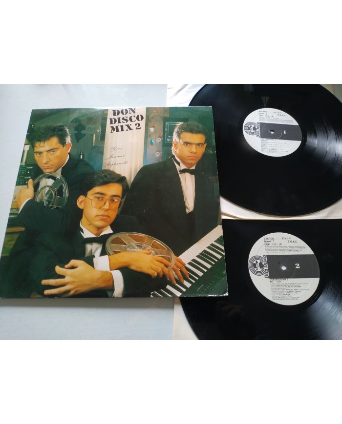 Don Disco Mix 2 Megamix Gino Juanma Stephanelli 1987 - 2 x LP Vinilo 12" VG/VG