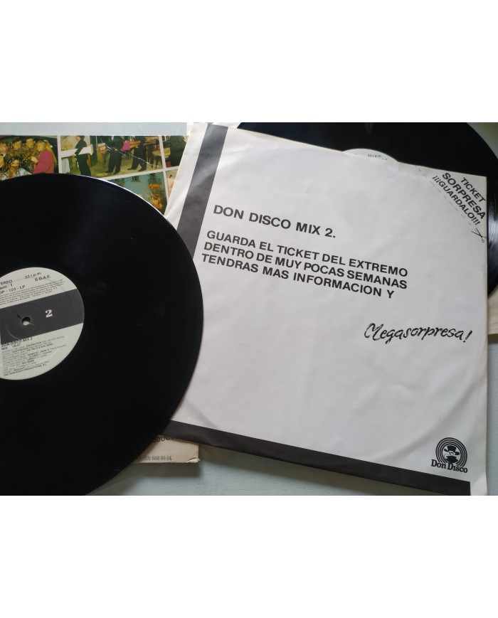Don Disco Mix 2 Megamix Gino Juanma Stephanelli 1987 - 2 x LP Vinilo 12" VG/VG
