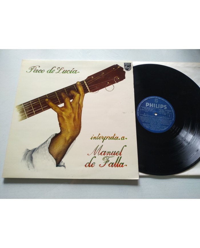 Paco de Lucia Interpreta a Manuel de Falla 1978 9113008 - LP Vinilo 12" VG/VG
