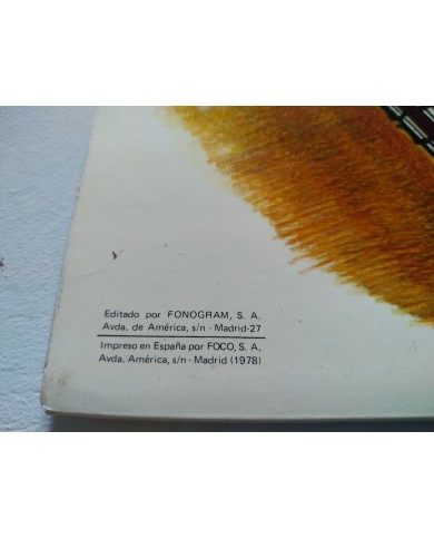 Paco de Lucia Interpreta a Manuel de Falla 1978 9113008 - LP Vinilo 12" VG/VG Paco de Lucia Interpreta a Manuel de Falla 1978 9113008 - LP Vinilo 12" VG/VG