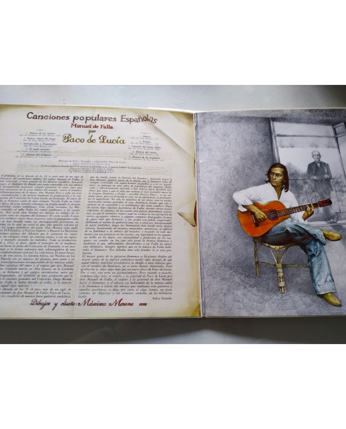 Paco de Lucia Interpreta a Manuel de Falla 1978 9113008 - LP Vinilo 12" VG/VG