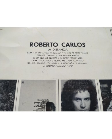 Roberto Carlos La Distancia 1974 CBS S80164 Spain Press - LP Vinilo 12" VG/VG Roberto Carlos La Distancia 1974 CBS S80164 Spain Press - LP Vinilo 12" VG/VG