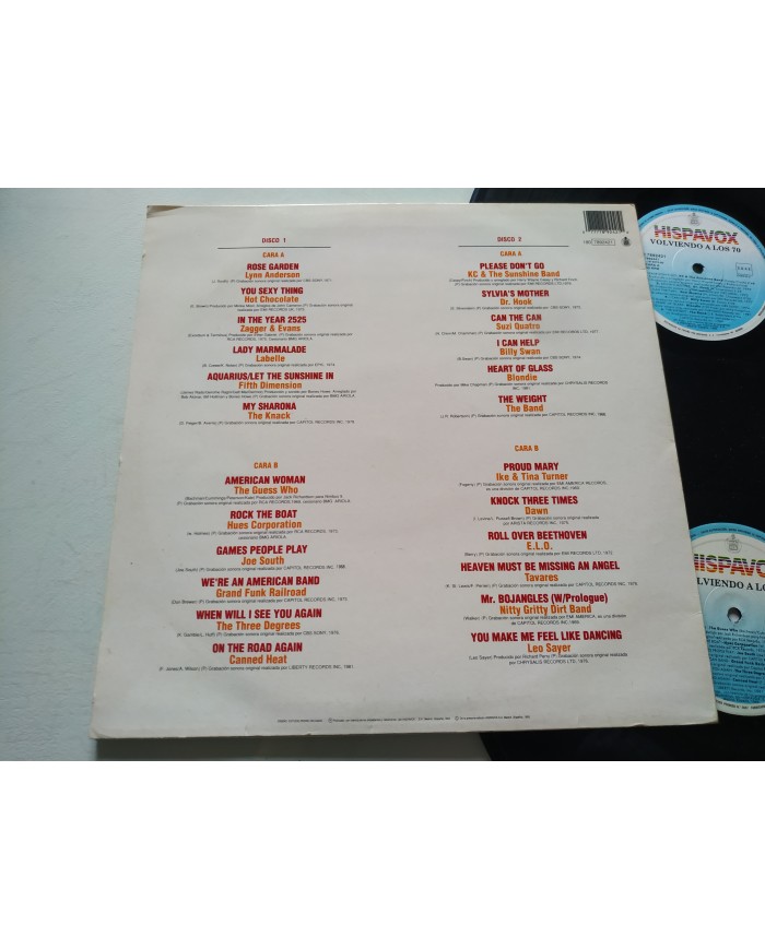 Volviendo a los 70 Blondie Hot Chocolate Tina Turner - 2 x LP Vinilo 12" VG/VG