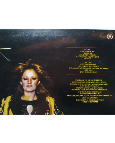 Bonnie Tyler Natural Force Spain Edition 1978 RCA PL-25152 - LP 12" Vinilo VG/VG Bonnie Tyler Natural Force Spain Edition 1978 RCA PL-25152 - LP 12" Vinilo VG/VG