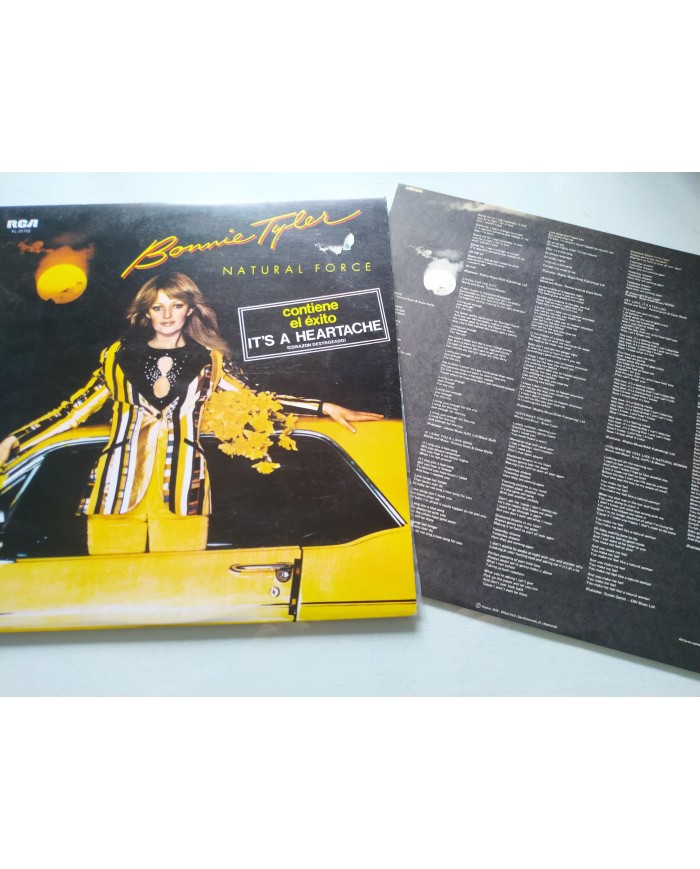 Bonnie Tyler Natural Force Spain Edition 1978 RCA PL-25152 - LP 12" Vinilo VG/VG