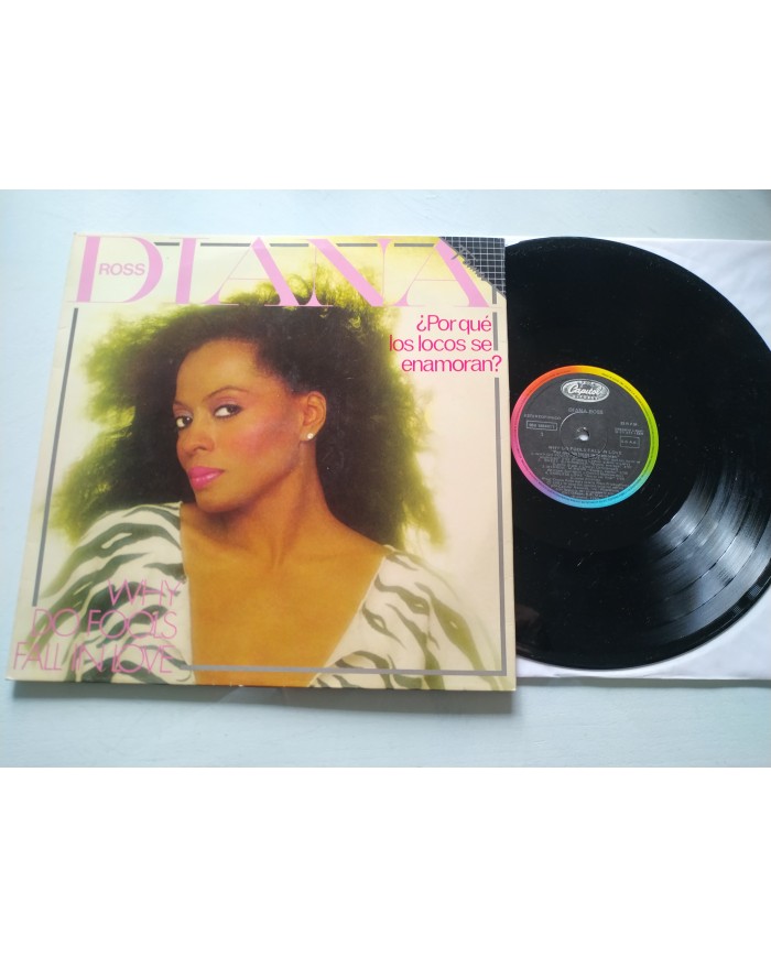 Diana Ross Why Do Fools Fall In Love 1989 Spain Press - LP 12" Vinilo VG/VG