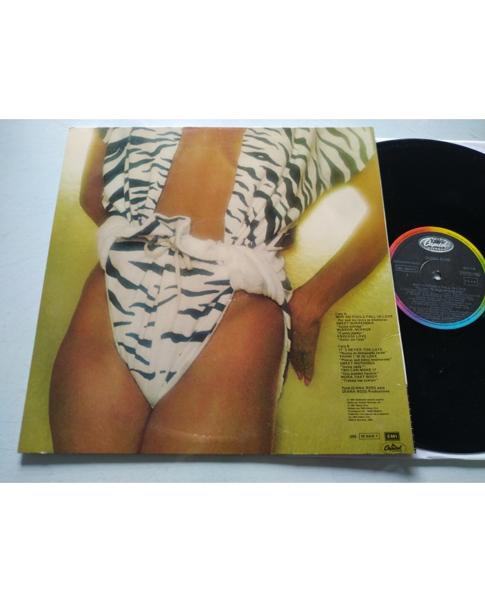 Diana Ross Why Do Fools Fall In Love 1989 Spain Press - LP 12" Vinilo VG/VG