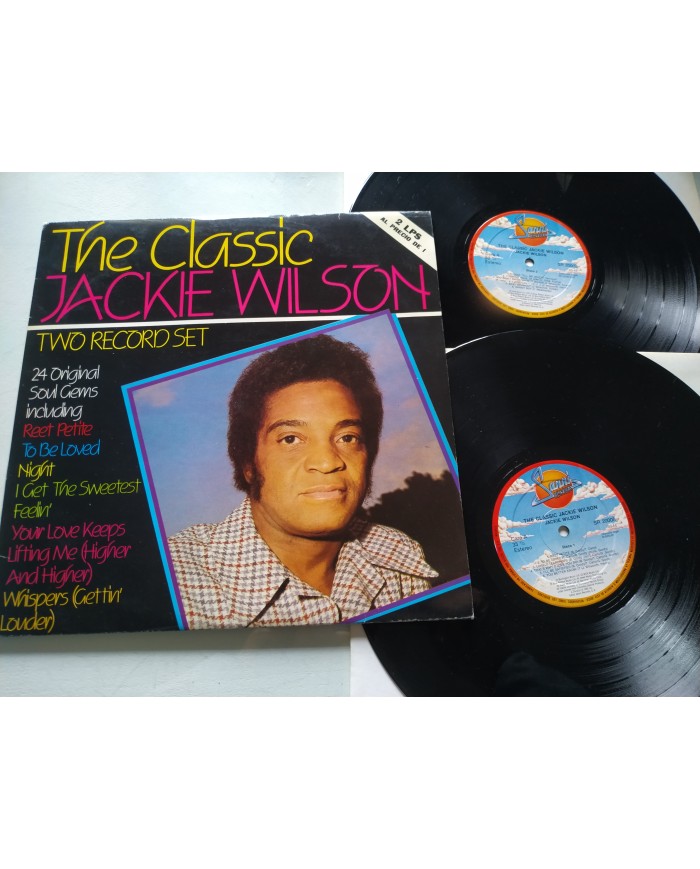 Jackie Wilson The Classic 1987 Sanni SR 20008 - 2 x LP 12" Vinilo VG/VG Am