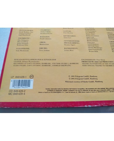 James Last Orchestra Pop Symphonies 1991 Polydor 849429-1 - LP 12" Vinilo VG/VG James Last Orchestra Pop Symphonies 1991 Polydor 849429-1 - LP 12" Vinilo VG/VG