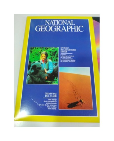 National Geographic En Busca de Grandes Monos Criaturas Namib LASERDISC LD 2T National Geographic En Busca de Grandes Monos Criaturas Namib LASERDISC LD 2T