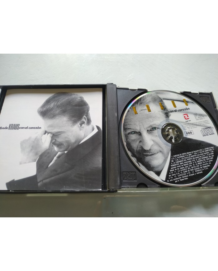 Alfredo Kraus Con el Corazon 1991 Zafiro Zarzuela - Box 2 x CD