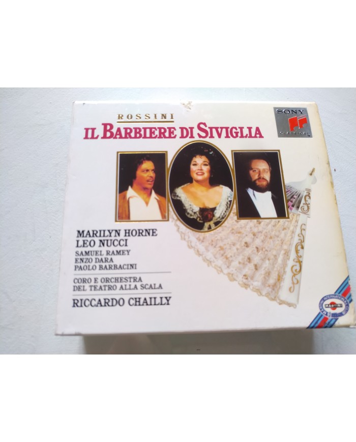 Rossini Il Barbiere Di Siviglia Marilyn Horne Leo Nucci Chailly - Box 3 x CD