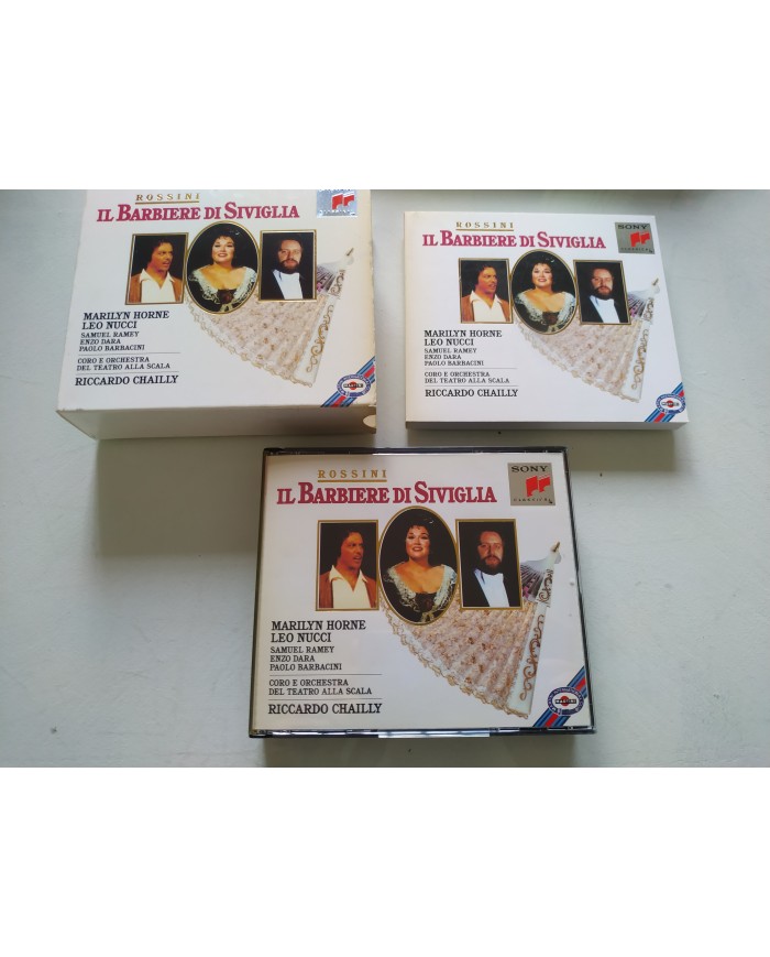 Rossini Il Barbiere Di Siviglia Marilyn Horne Leo Nucci Chailly - Box 3 x CD