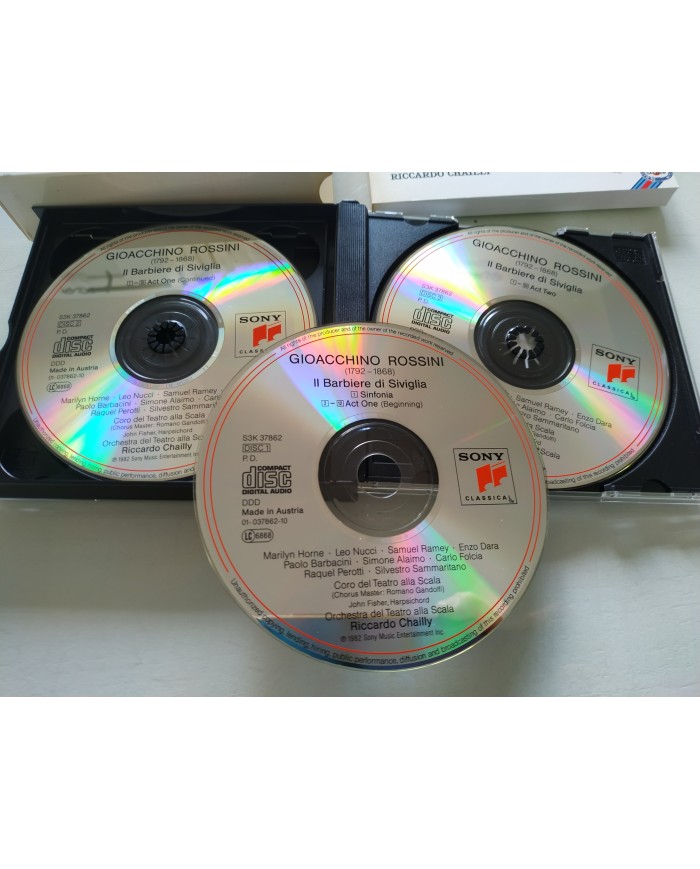 Rossini Il Barbiere Di Siviglia Marilyn Horne Leo Nucci Chailly - Box 3 x CD