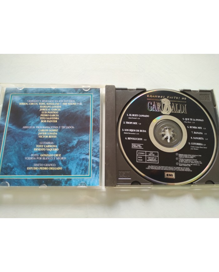 Garibaldi Grandes Exitos de Garibaldi 1992 EMI - CD