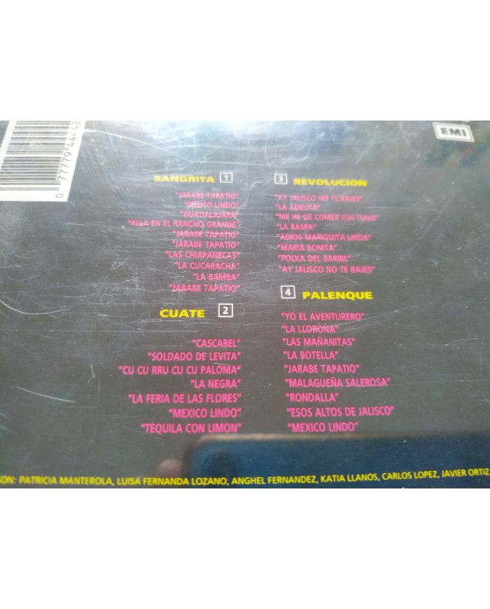 Garibaldi Mex-Mix Mex Mix 1990 Spain Press EMI - CD Am