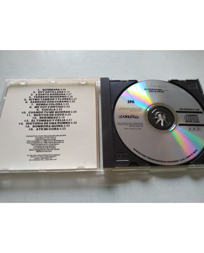 Celia Cruz Introducing Celia Cruz Portugal Press - CD