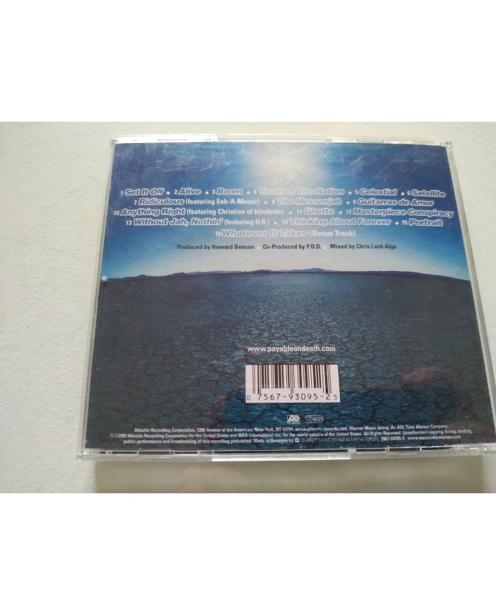 P.O.D. Satellite 2001 Atlantic German Press + Bonus Track - CD