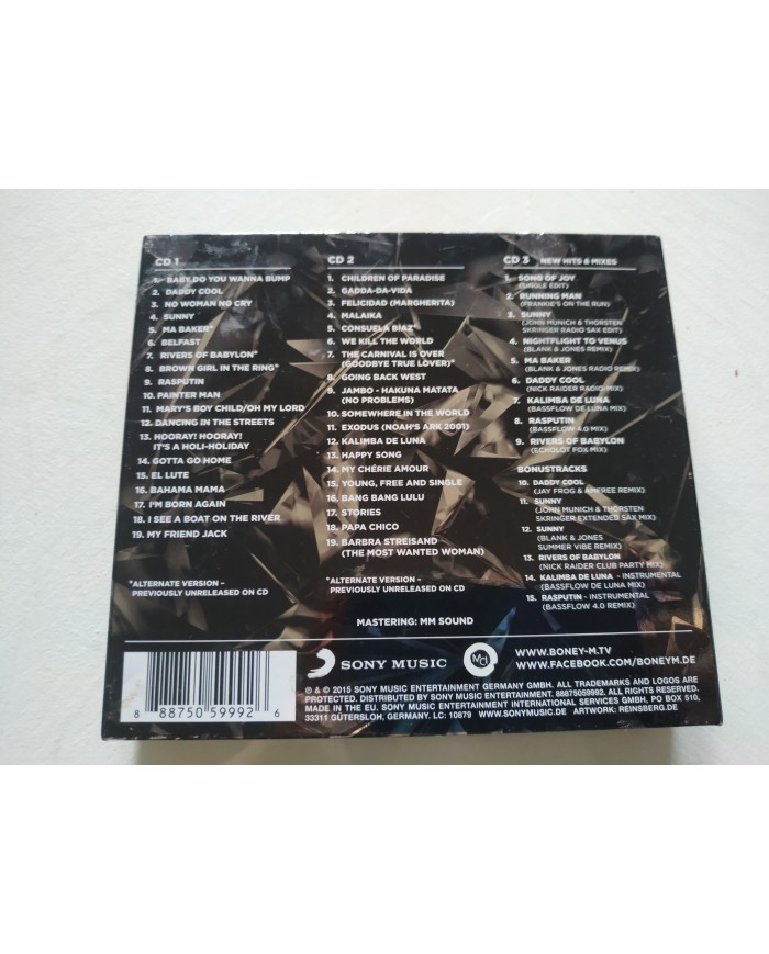 Boney M Diamonds 2015 Sony German Press - 3 x CD