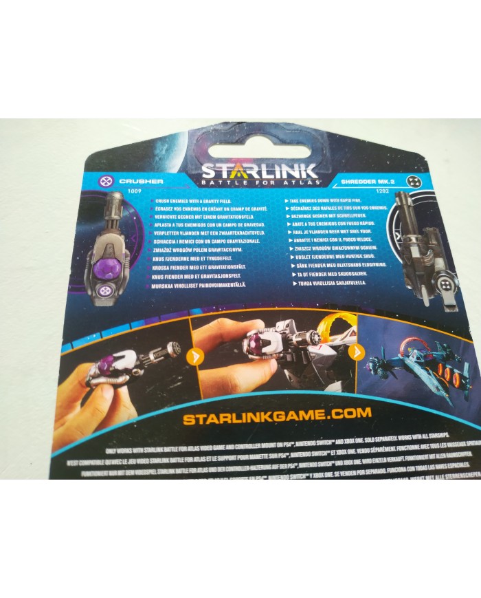Starlink Battle For Weapons Pack Crusher Shredder MK 2 Ubisoft