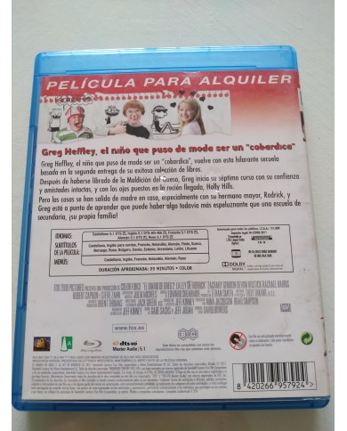El Diario de Greg 2 La Ley de Rodrick - Blu-Ray Español Ingles El Diario de Greg 2 La Ley de Rodrick - Blu-Ray Español Ingles