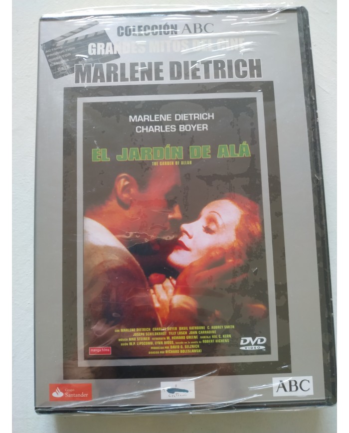 El Jardin de Ala Marlene Dietrich Boyer - DVD Español Ingles Region 2  Nueva