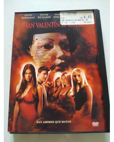 Un San Valentin de Muerte Boreanaz Jamie Blanks - DVD Español Ingles Region 2 Un San Valentin de Muerte Boreanaz Jamie Blanks - DVD Español Ingles Region 2
