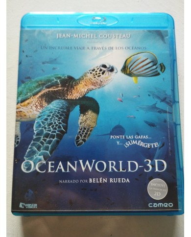 Ocean World 3D Belen Rueda Jean Michel Cousteau - Blu-Ray Español Ingles Ocean World 3D Belen Rueda Jean Michel Cousteau - Blu-Ray Español Ingles