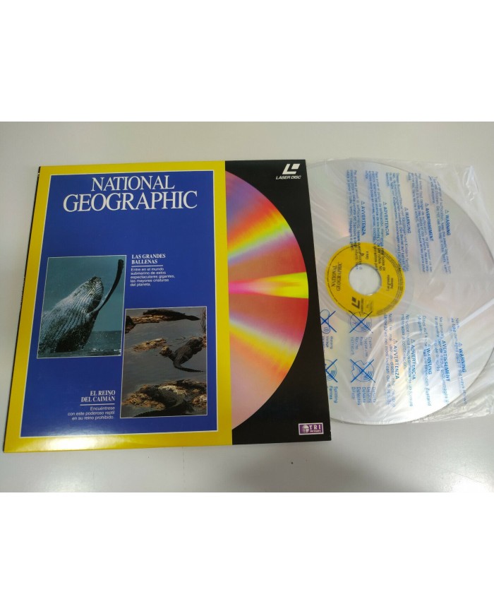 National Geographic Las grandes Ballenas Reino del Caiman - LASERDISC LD 2T National Geographic Las grandes Ballenas Reino del Caiman - LASERDISC LD 2T