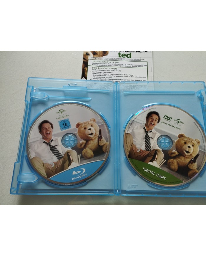 Ted Mark Wahlberg Mila Kunis Seth Macfarlane - Blu-Ray Español Ingles Am