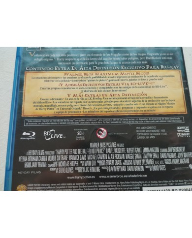 Harry Potter y el Misterio del Principe - 2 x Blu-Ray Español Ingles ESP Am Harry Potter y el Misterio del Principe - 2 x Blu-Ray Español Ingles ESP Am