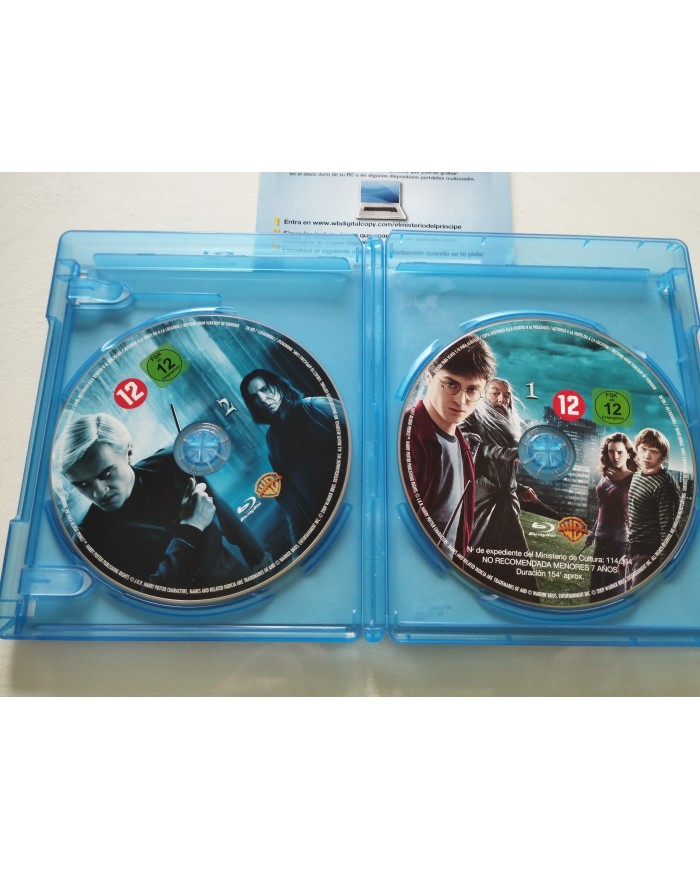 Harry Potter y el Misterio del Principe - 2 x Blu-Ray Español Ingles ESP Am