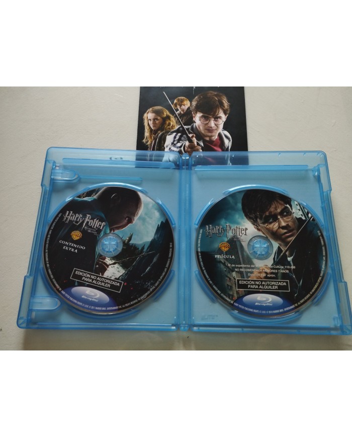 Harry Potter y Las Reliquias de la Muerte Parte 1 2 x Blu-Ray Español Ingles Am