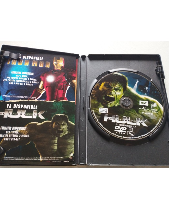 Hulk El Increible Edward Norton Liv Tyler - DVD Español Ingles Reg 2 Am