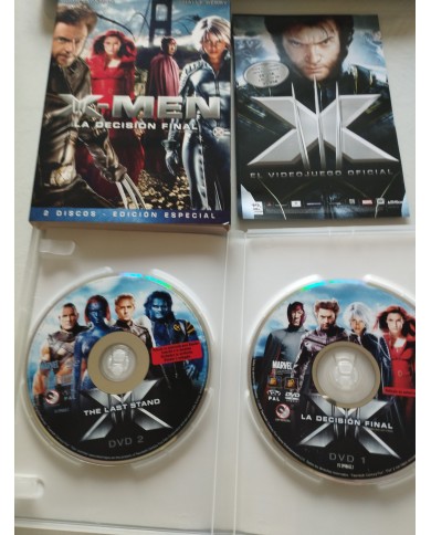 X-Men La Decision Final Hugh Jackman Berry - 2 x DVD Español Ingles Reg 2 X-Men La Decision Final Hugh Jackman Berry - 2 x DVD Español Ingles Reg 2