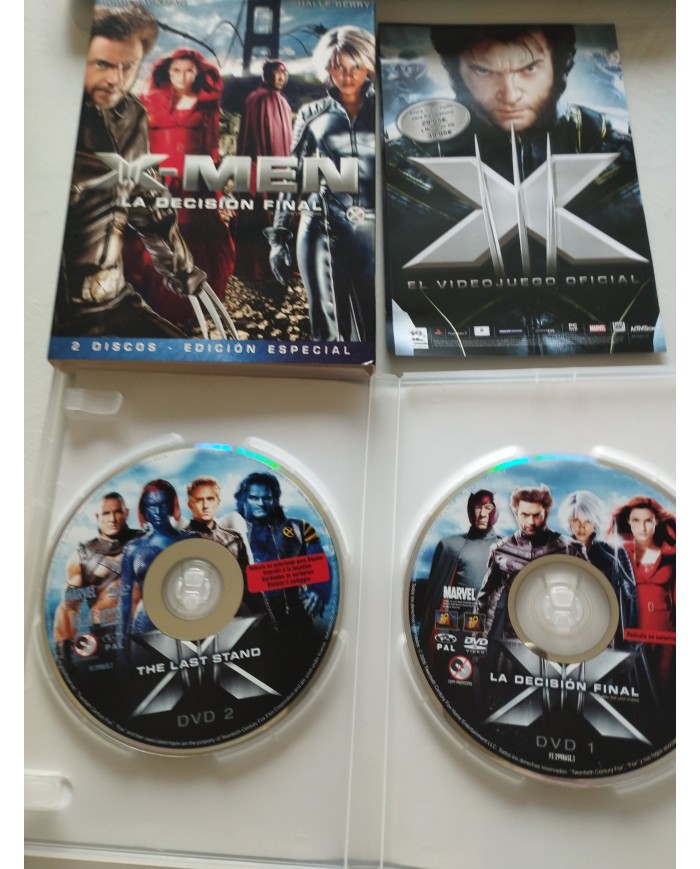 X-Men La Decision Final Hugh Jackman Berry - 2 x DVD Español Ingles Reg 2