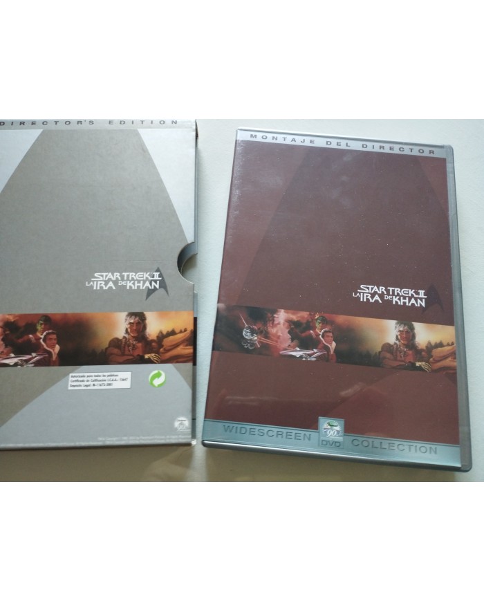 Star Trek II La Ira de Khan Montaje del Director - 2 x DVD Español Ingles Reg 2