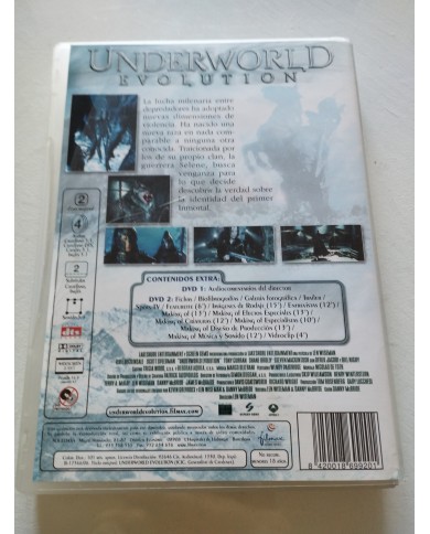 Underworld Evolution Ed Especial Beckinsale - 2 x DVD Español Ingles Reg 2 Am Underworld Evolution Ed Especial Beckinsale - 2 x DVD Español Ingles Reg 2 Am