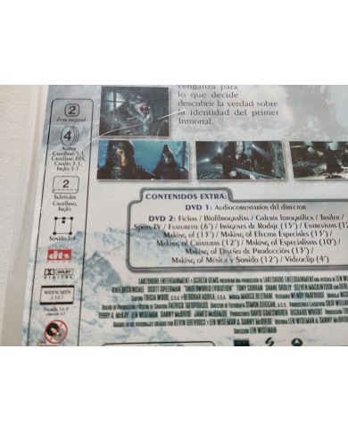 Underworld Evolution Ed Especial Beckinsale - 2 x DVD Español Ingles Reg 2 Am Underworld Evolution Ed Especial Beckinsale - 2 x DVD Español Ingles Reg 2 Am