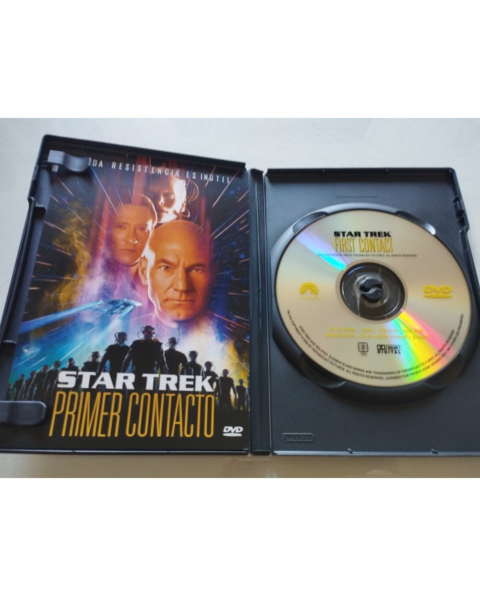 Star Trek Primer Contacto Jonathan Frakes - DVD Español Ingles Region 2