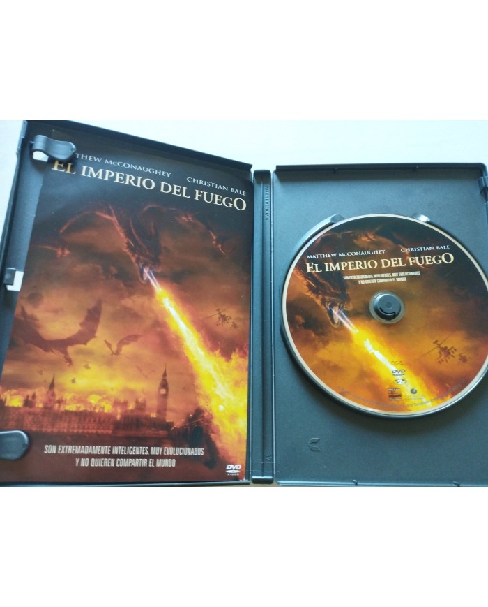 El Imperio del Fuego McConaughey Christian Bale - DVD Español Ingles Region 2